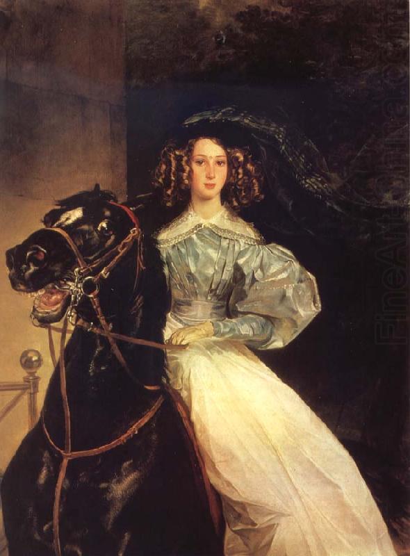 Rider, Karl Briullov